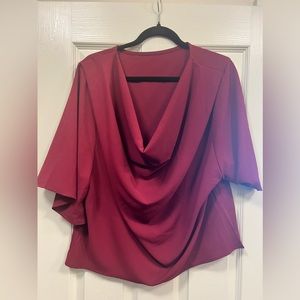 Silk blouse.